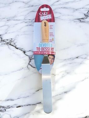 Cake Boss 7.75-inch stainless steel icing spatula